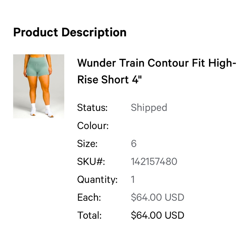 Wunder Train Contour Fit High Rise Short